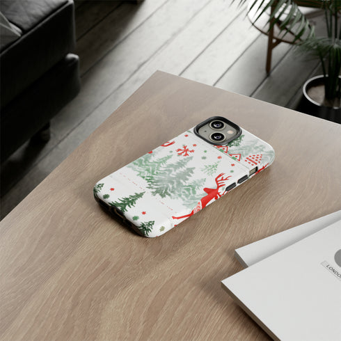 Nordic Christmas Print - Impact Resistant Phone Case